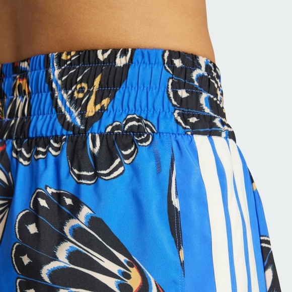 FARM Rio x ADIDAS Butterfly Athletic Shorts COLLAB - Picture 3 of 3